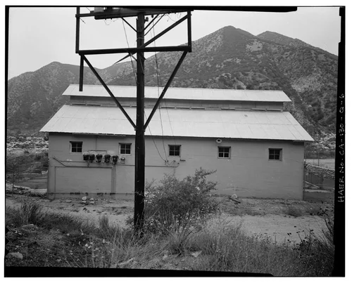  EAST ELEVATION. - Santa Ana River Hydroelectric System, SAR-2 Powerhouse, Redlands, San Bernardino County, CA