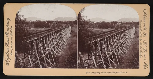 Irrigating ditch, Riverside, Cal.