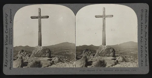 View over Riverside from the summit of Mt. Rubidoux, Calif., U.S.A.
