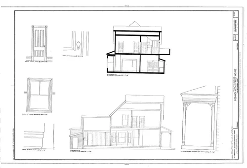 HABS CA-2737 (sheet 4 of 4) - 829-831 Sixth Street (House), Redlands, San Bernardino County, CA