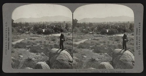Riverside, Cal., from mountain drive