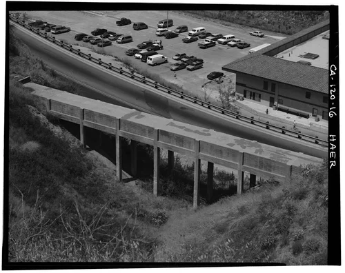  VIEW OF BOX FLUME - Gage Irrigation Canal, Running from Santa Ana River to Arlington Heights, Riverside, Riverside County, CA