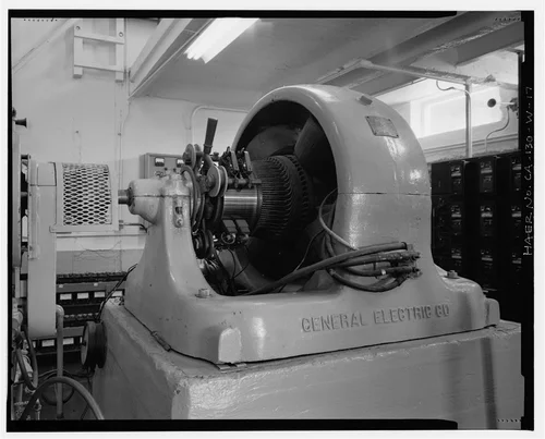  ELECTRIC EXCITER, TYPE MP. VIEW TO EAST. - Santa Ana River Hydroelectric System, SAR-3 Powerhouse, Redlands, San Bernardino County, CA