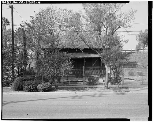  EAST FRONT - First Christian Church Parsonage, 3575 Vine Street, Riverside, Riverside County, CA