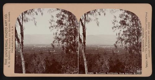 Redlands, California, from Smiley Heights