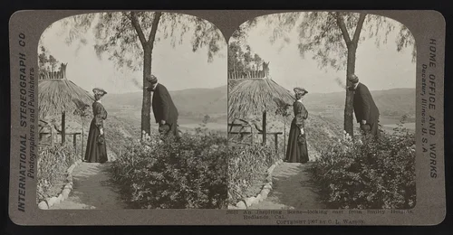 An inspiring scene - looking eaat from Smiley Heights, Redlands, Cal.