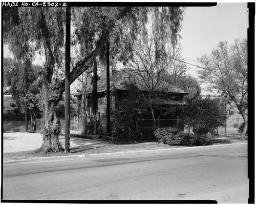  VIEW FACING SOUTHEAST - First Christian Church Parsonage, 3575 Vine Street, Riverside, Riverside County, CA