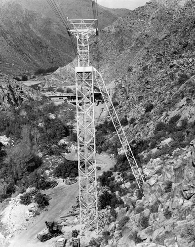 Heading down Palm Springs Aerial Tramway