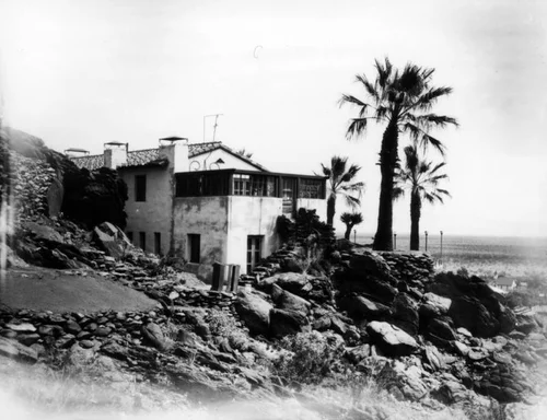 Palm Springs residence, view 1