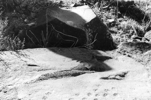 Rocks used by Indians, Mojave Desert