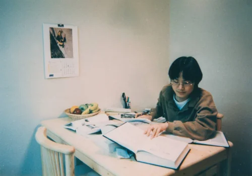 Sunkyung Jung studying