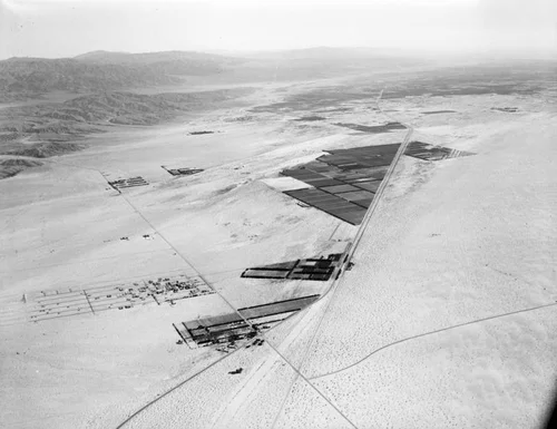 Thousand Palms, aerial view, looking south