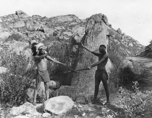 Two Indians - Ramona Outdoor Play, Hemet