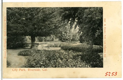 City Park Riverside, California