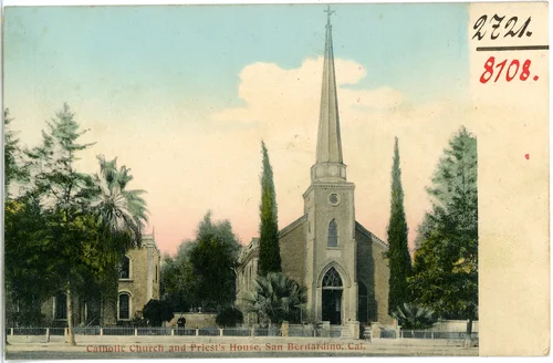 Catholic Church and Priests House