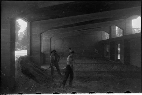 St Francis de Sales Auditorium construction, Riverside, California