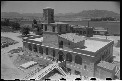 Powerhouse and Laundry addition with Tuberculosis Building in background, Riverside General Hospital, Riverside