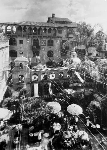 Court of the Bells and Cloister Wing, Mission Inn, California