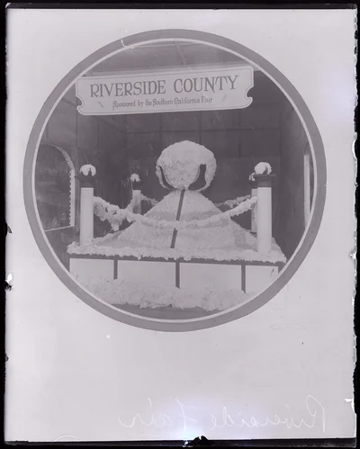 Riverside County exhibit at the Southern California Fair, Riverside, 1926