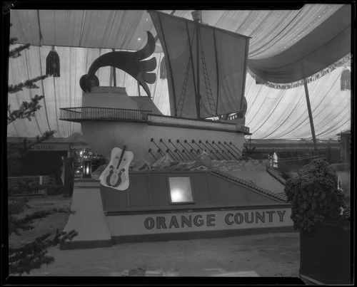 Orange County exhibit at the Southern California Fair, Riverside, 1926