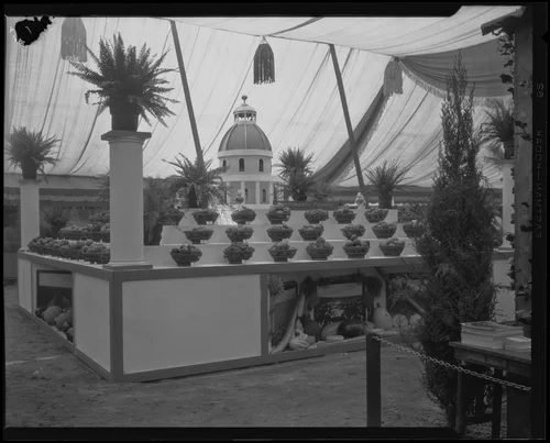 Sacramento County exhibit at the Southern California Fair, Riverside, 1926