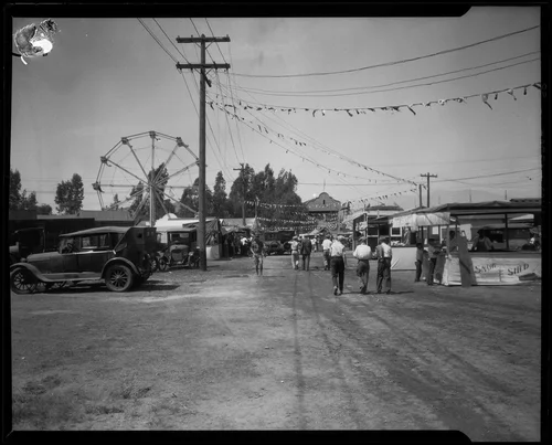 Carnival at the Southern California Fair, Riverside, 1926
