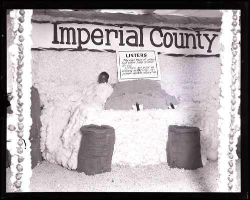 Imperial County exhibit at the Southern California Fair, Riverside, 1925