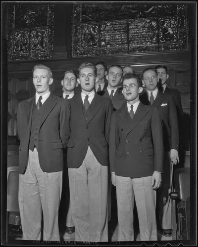 University of Redlands choir performs, Redlands, 1936