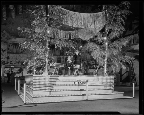 Redlands display at the National Orange Show, San Bernardino, 1933