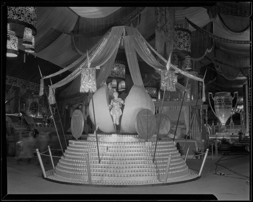 Redlands display at the National Orange Show, San Bernardino, 1935