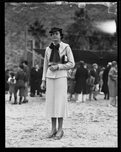 Helen Murphy vacationing in the desert, Palm Springs, 1935