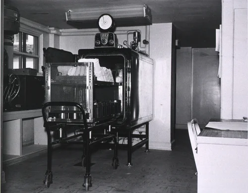 U.S. Naval Hospital, Corona, CA: Main autoclave, Central Supply Office