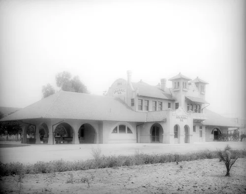 Exterior view of Salt Lake Station in Riverside, built in 1904