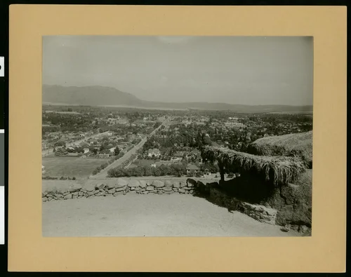 Panoramic view of Riverside from Rubidoux Drive, 1905, Detail 1