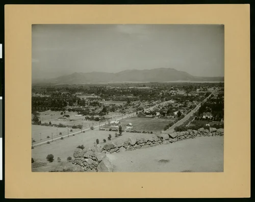 Panoramic view of Riverside from Rubidoux Drive, 1905, Detail 2