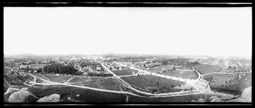 View of Riverside from Mount Rubidoux and Sherman Indian School, ca.1905