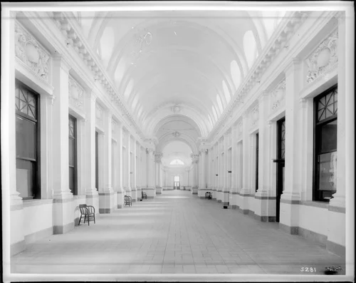 Interior view of the Court House in Riverside, ca.1910