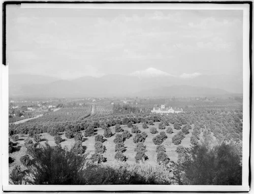 General view of Redlands, California, from Smiley Heights, ca.1900