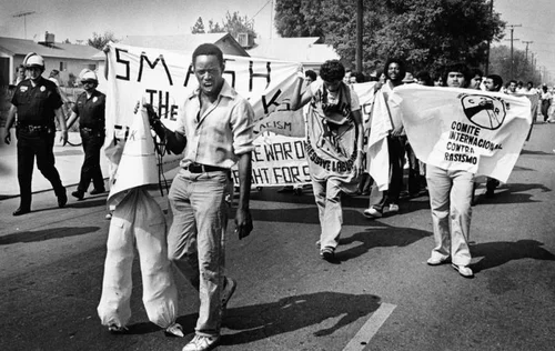 Anti-KKK rally in Rialto