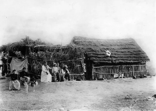 Temecula village Indians in Pechanga Canyon