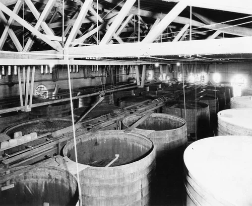 Cucamonga Winery fermenting tanks