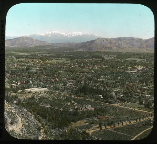 Riverside, California and San Bernardino Mountains from Mount Rubidoux