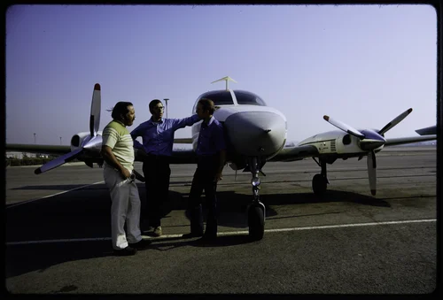 THIS PLANE, SUPPLIED BY NASA IS EQUIPPED TO UNDERTAKE SMOG RESEARCH