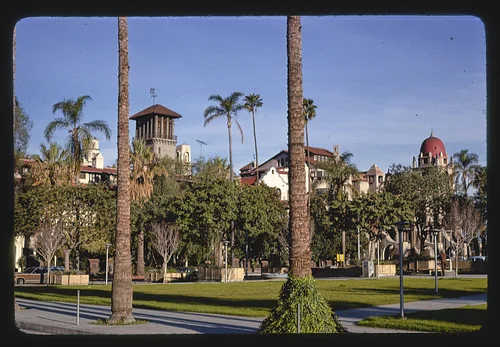 Mission Inn, angle 1, Orange Street, Riverside, California