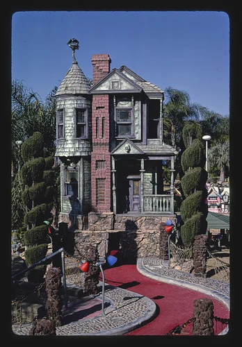 Haunted house, Castle Park Golf, Polk Street, Riverside, California