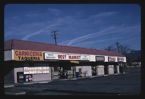 Strip mall, San Bernardino, California