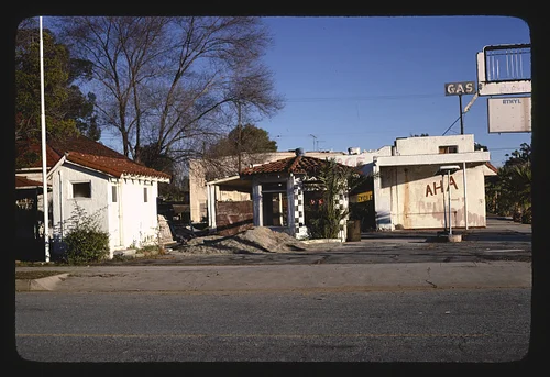Old gas station, Beaumont, California