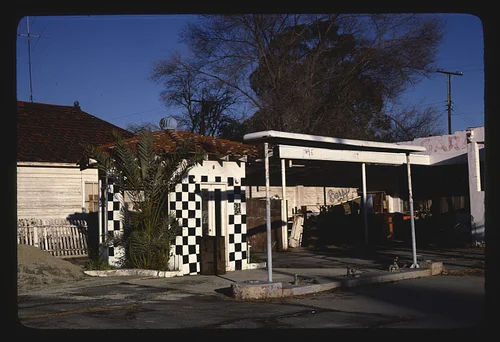 Old gas station, Beaumont, California