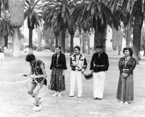 American Indian dancer and singers